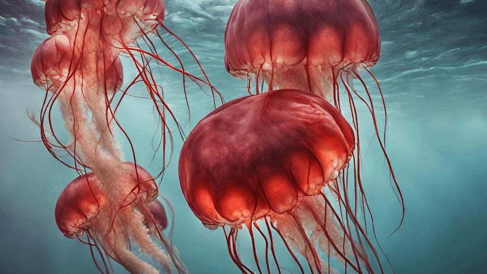 red jellyfish